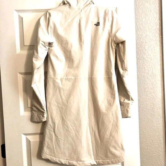 THE NORTH FACE Shelbe Raschel Parka Fleece Lined Repellent White XS MSRP $200 - Picture 4 of 6